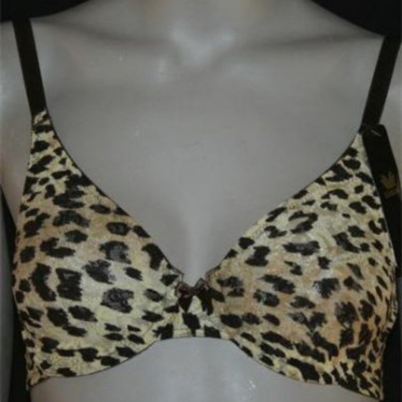 NWT Wacoal 65146 Seamless Halo Leopard Print Bra Underwire 34C - Picture 8 of 8
